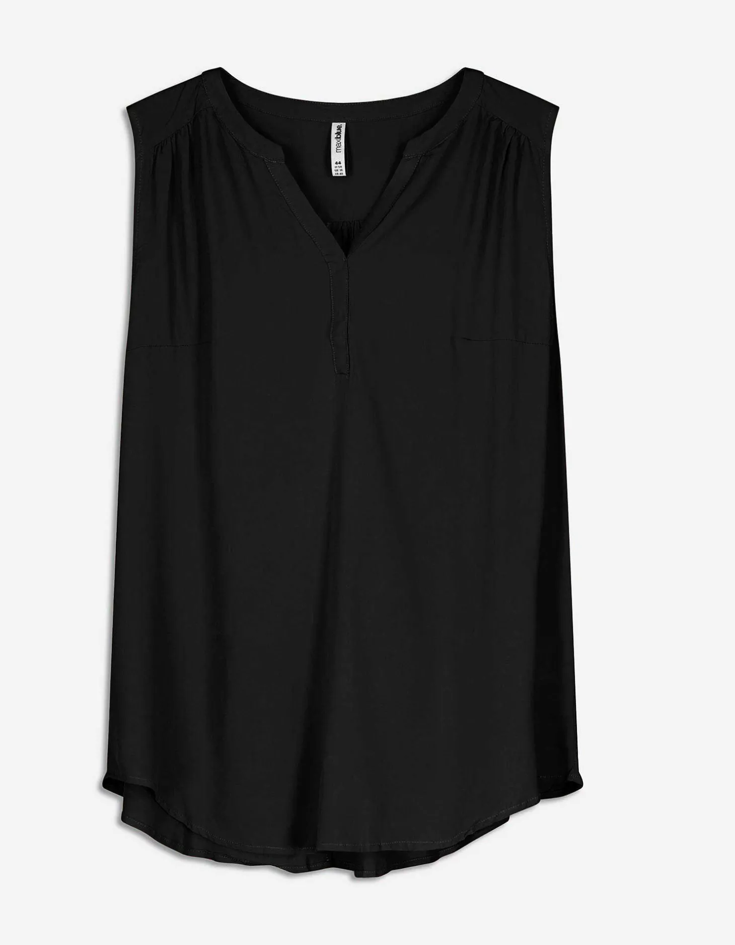 Top - Viscose - zwart