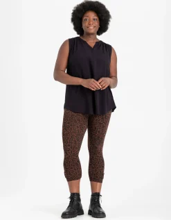 Top - Viscose - zwart