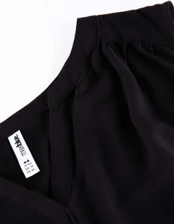 Top - Viscose - zwart