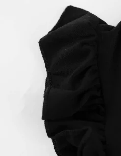 Top - Viscose - zwart