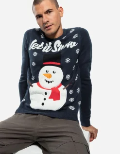 Trui - Kerst - donkerblauw