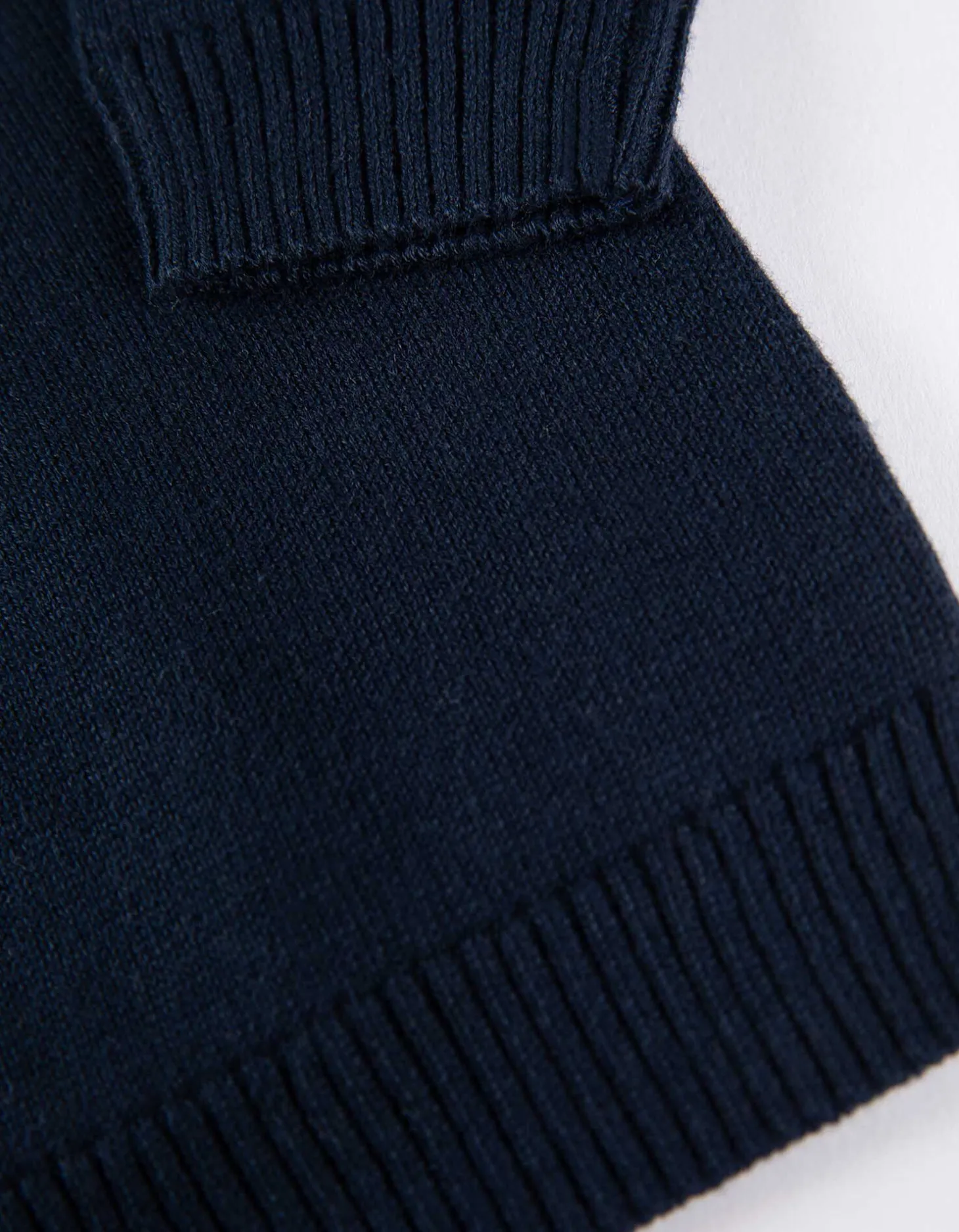Trui - Knoopsluiting - donkerblauw
