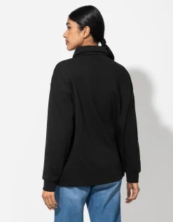 Trui - Knoopsluiting - zwart