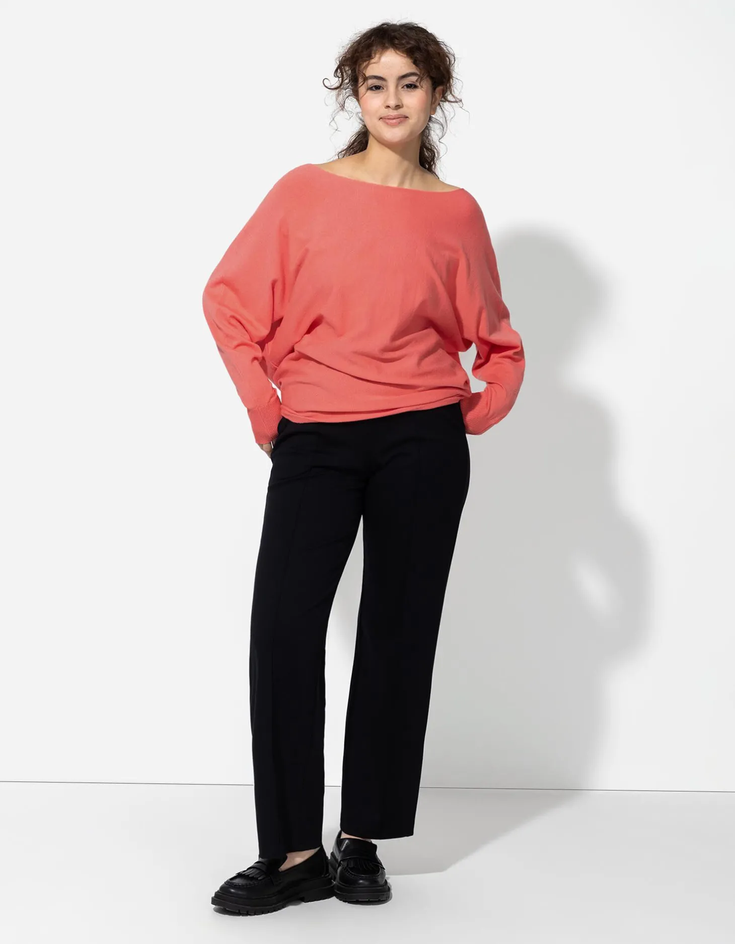 Trui - Oversized fit - lichtrood