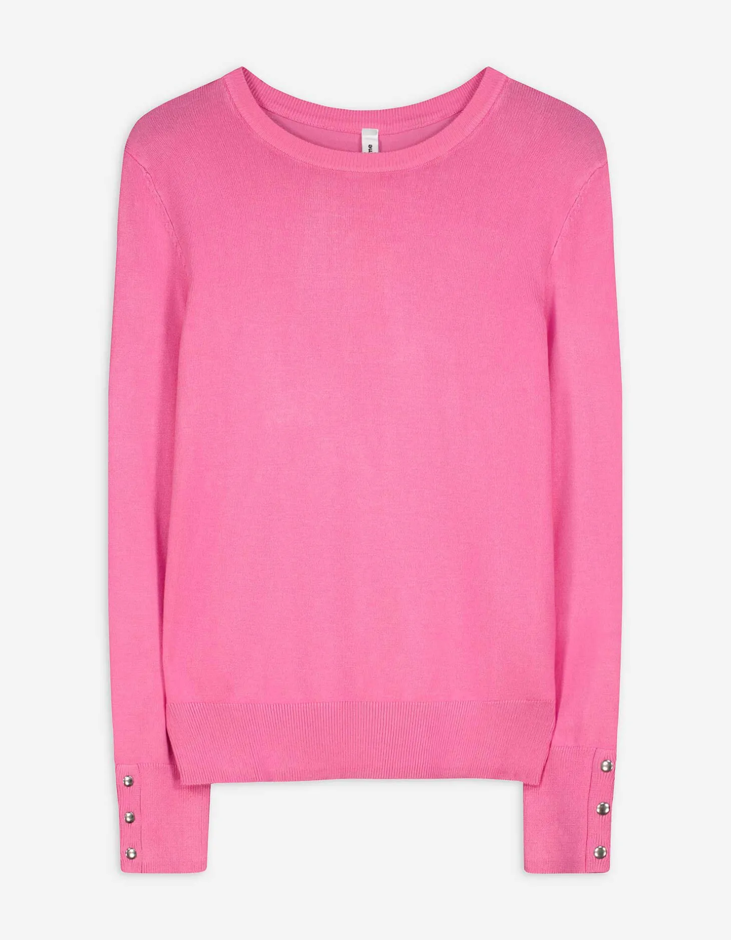 Trui - Sierknopen - pink