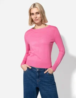 Trui - Sierknopen - pink