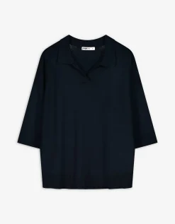 Trui - Viscosemix - donkerblauw