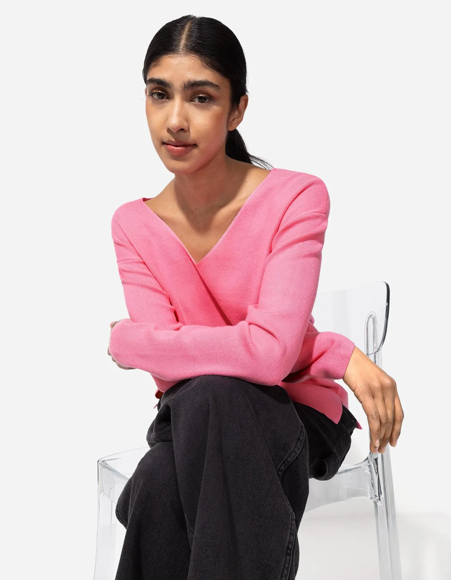 Trui - Viscosemix - pink