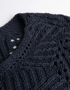 Trui - Vleermuismouwen - donkerblauw