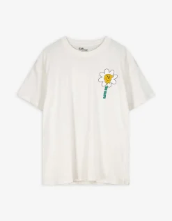 T-shirt - Afdrukken achteraan - wit