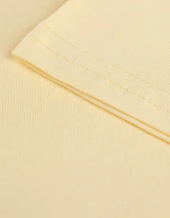 T-shirt - Basis - lichtgeel