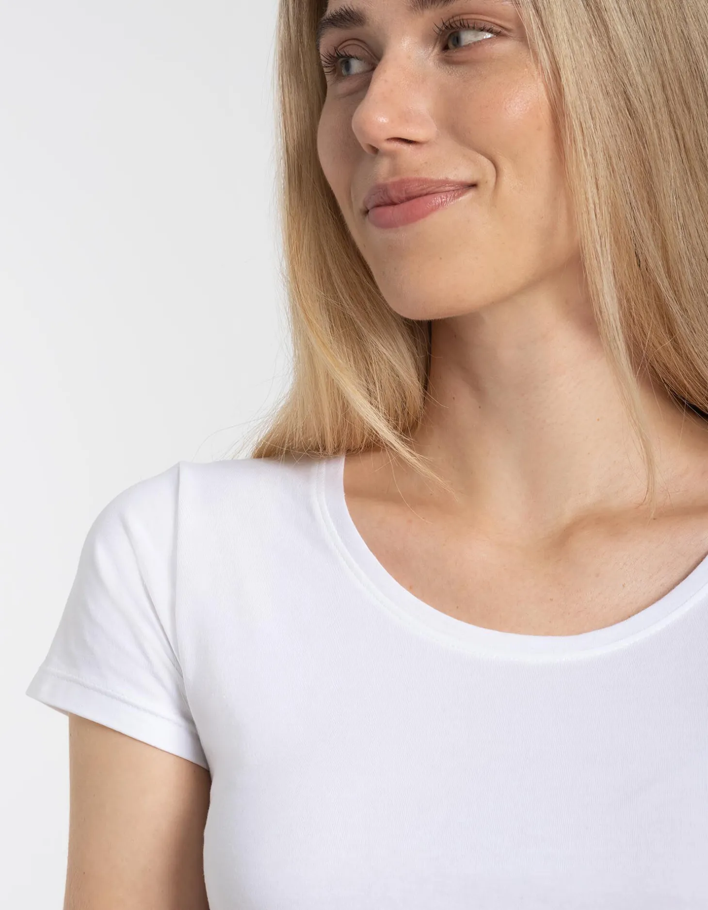 T-shirt - Basis - wit