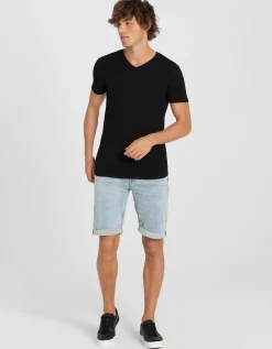 T-shirt - Basis - zwart