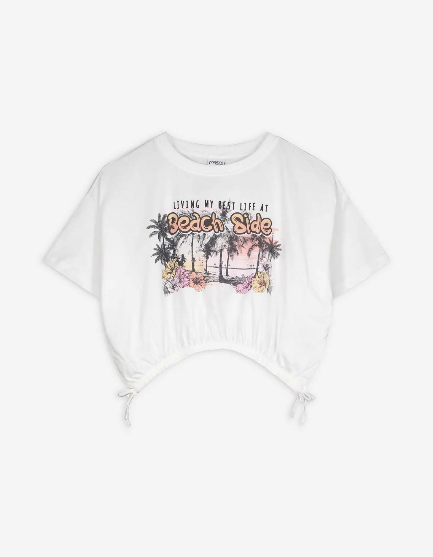 T-shirt - Borduursel - wit