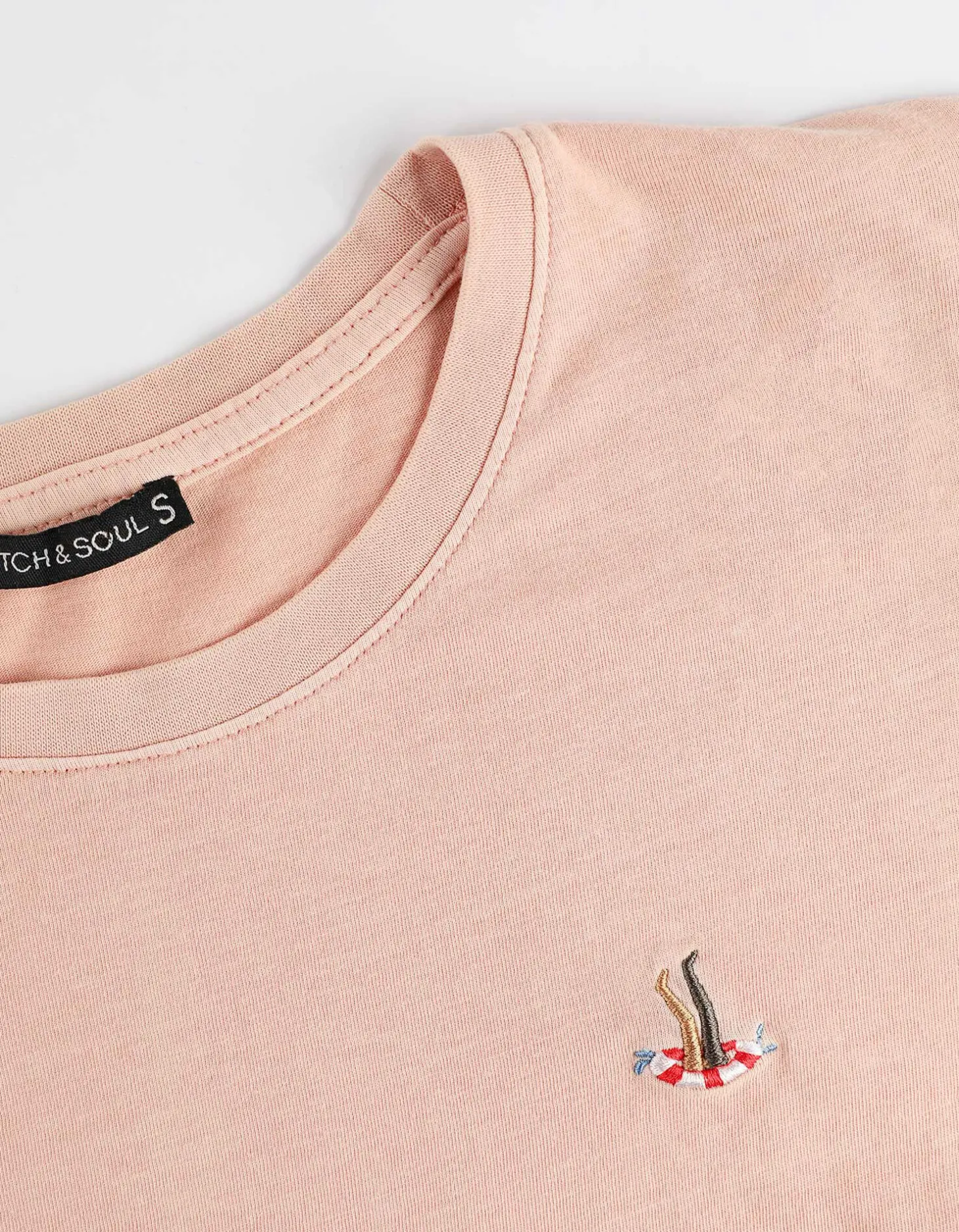T-shirt - Borduursels - oranje