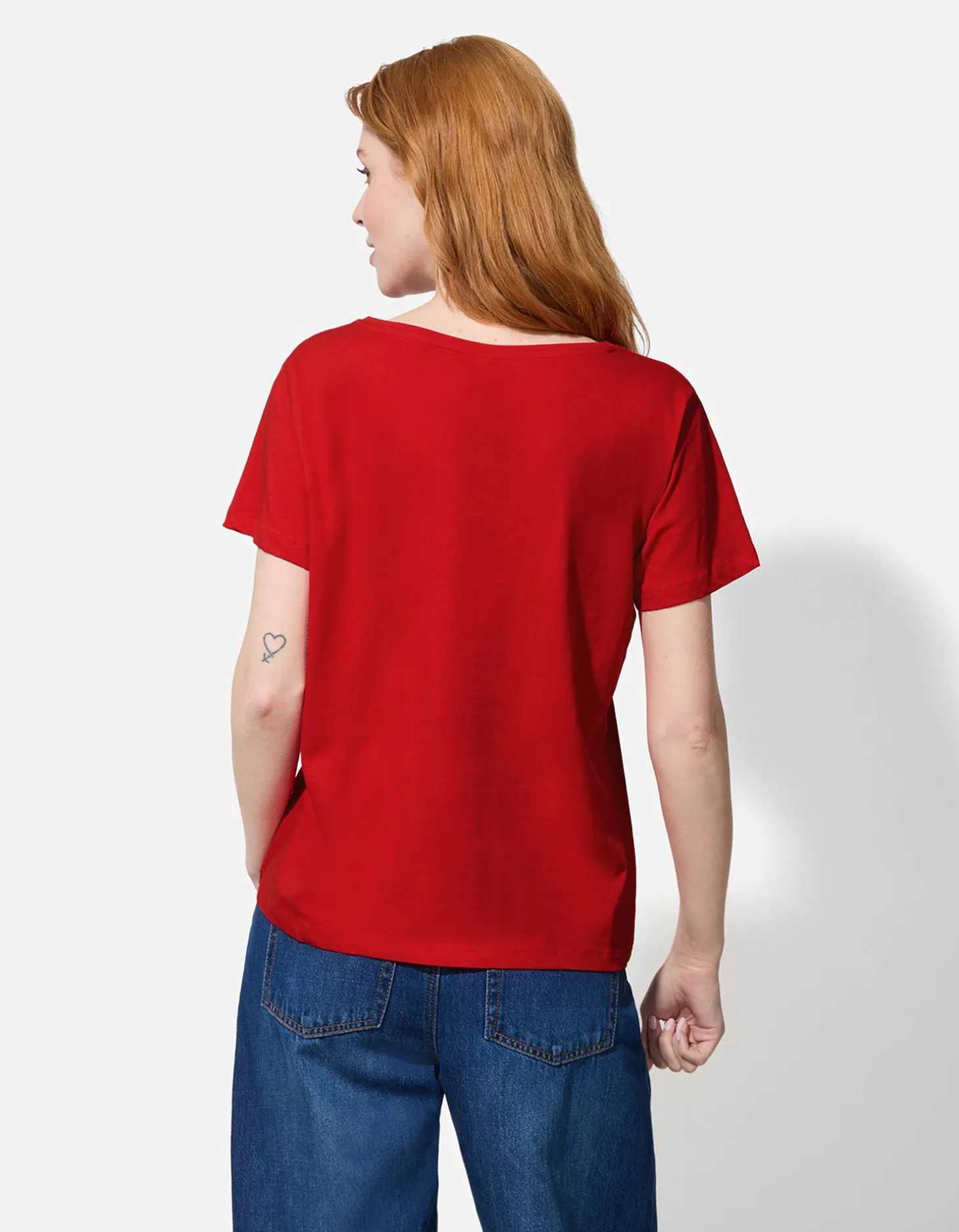 T-shirt - Borduursels - rood