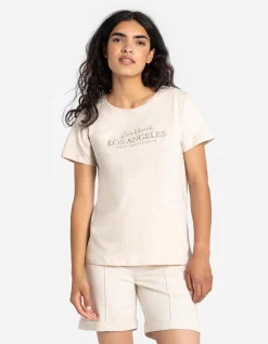 T-shirt - Borduursels - wit