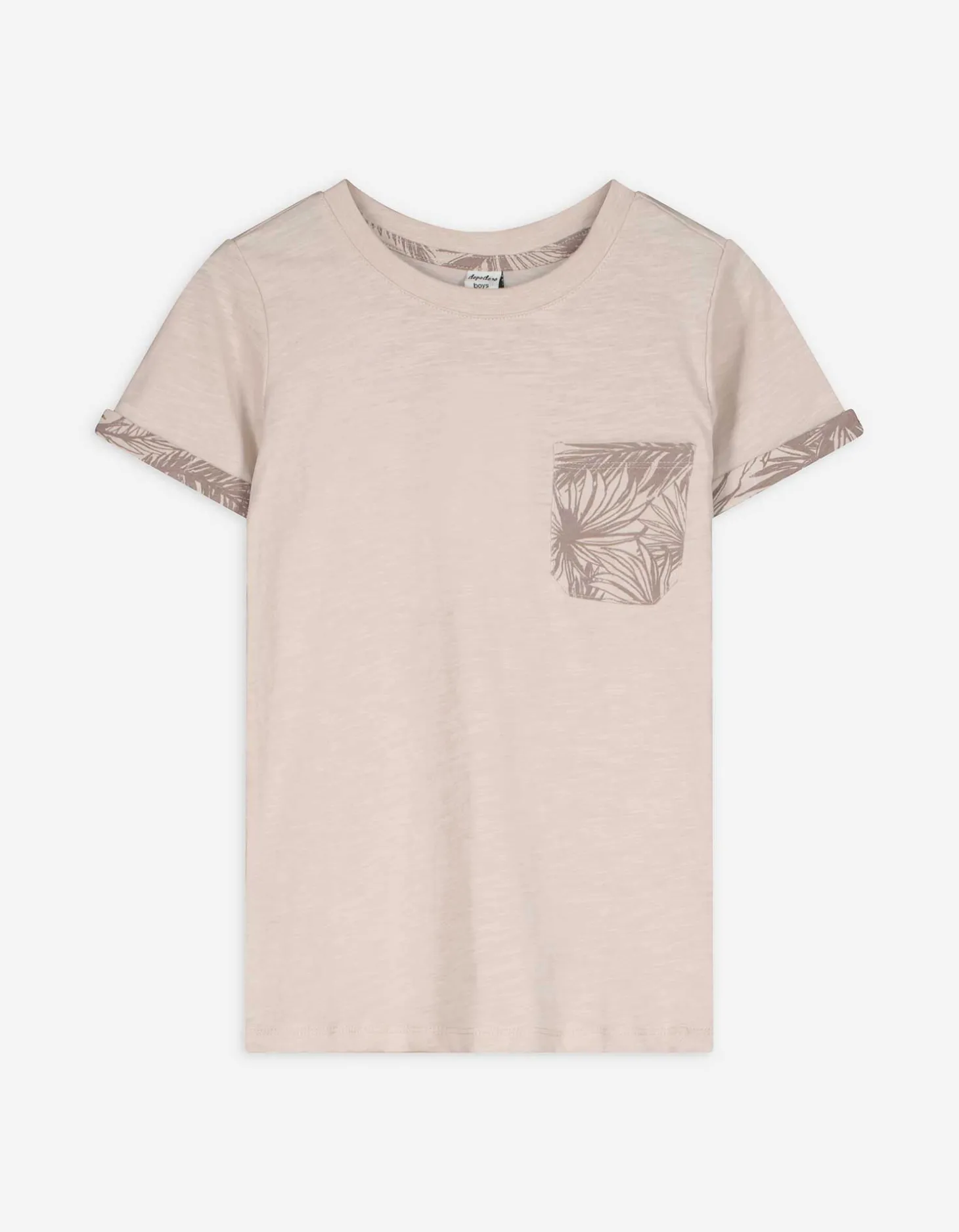 T-shirt - Borstzak - beige