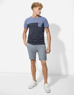 T-shirt - Borstzak - donkergrijs