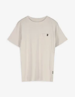 T-shirt - Borstzak - lichtgrijs