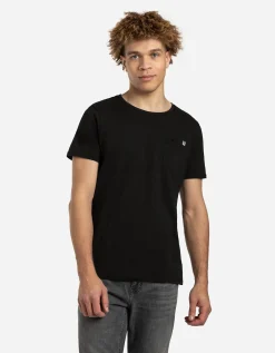T-shirt - Borstzak - zwart