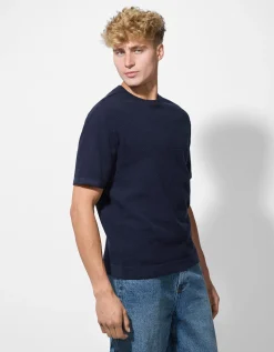 T-shirt - Breigoed - donkerblauw
