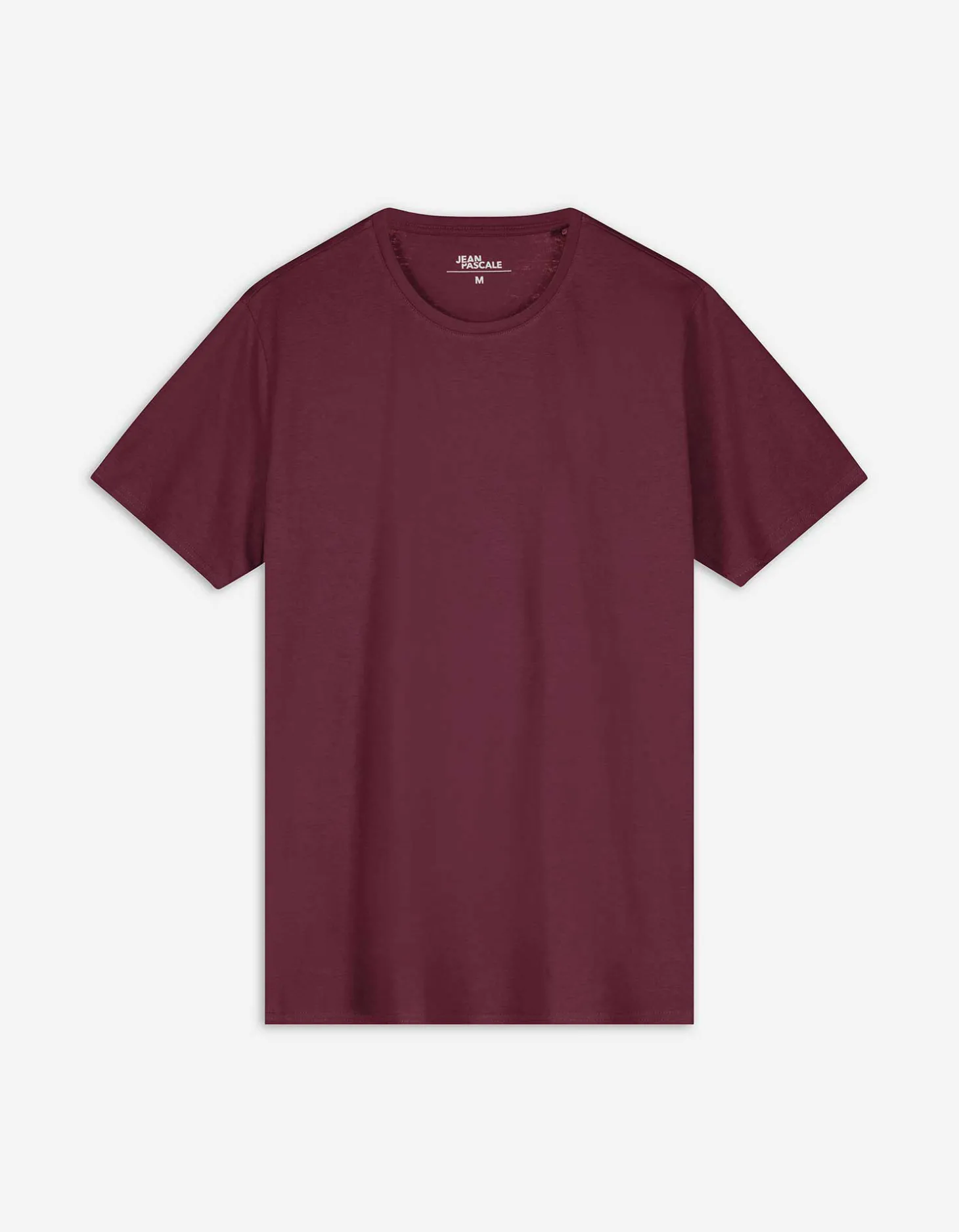 T-shirt - Effen - donkerrood