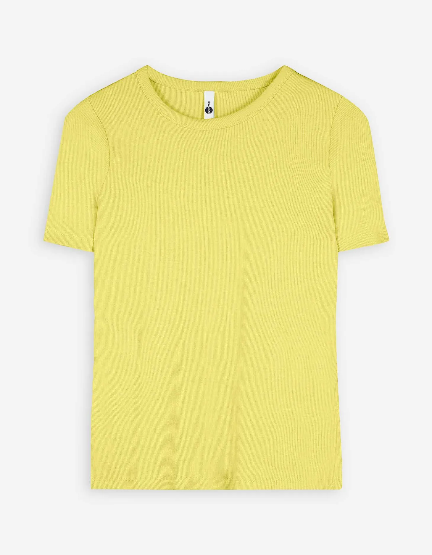 T-shirt - Effen - lichtgroen