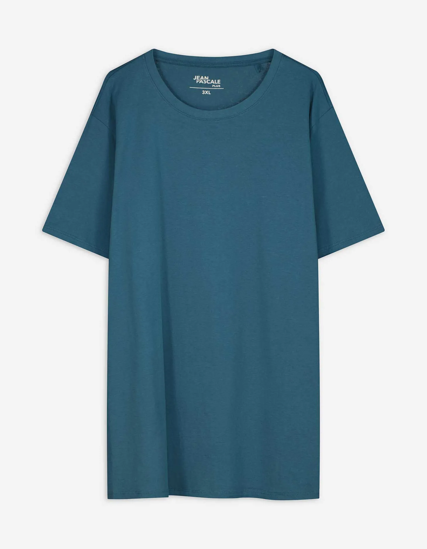 T-shirt - Effen - turkoois