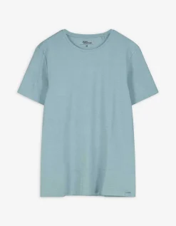 T-shirt - Effen - turkoois