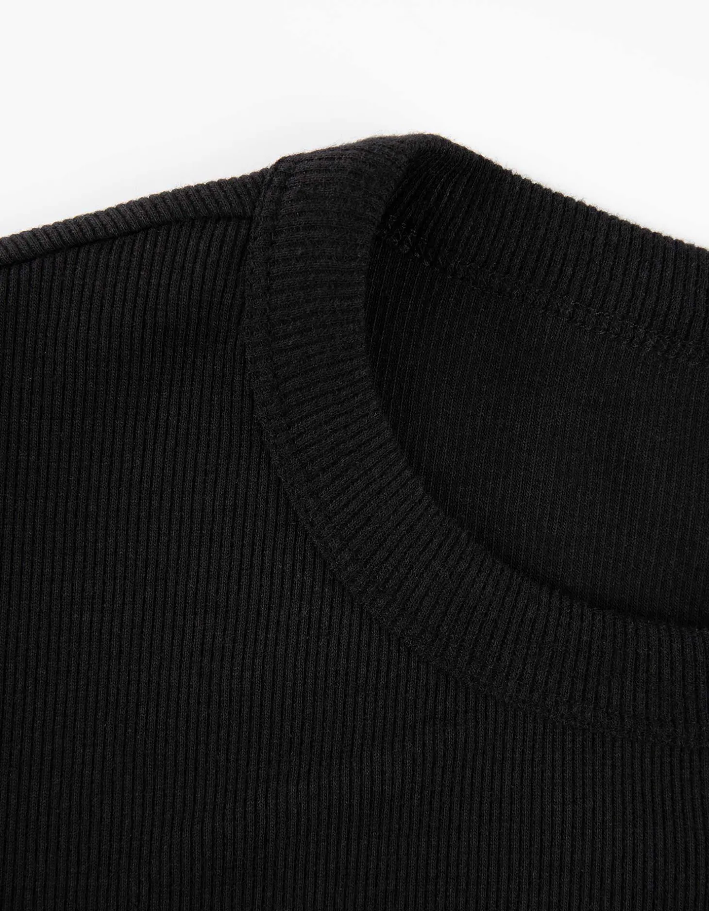 T-shirt - Effen - zwart