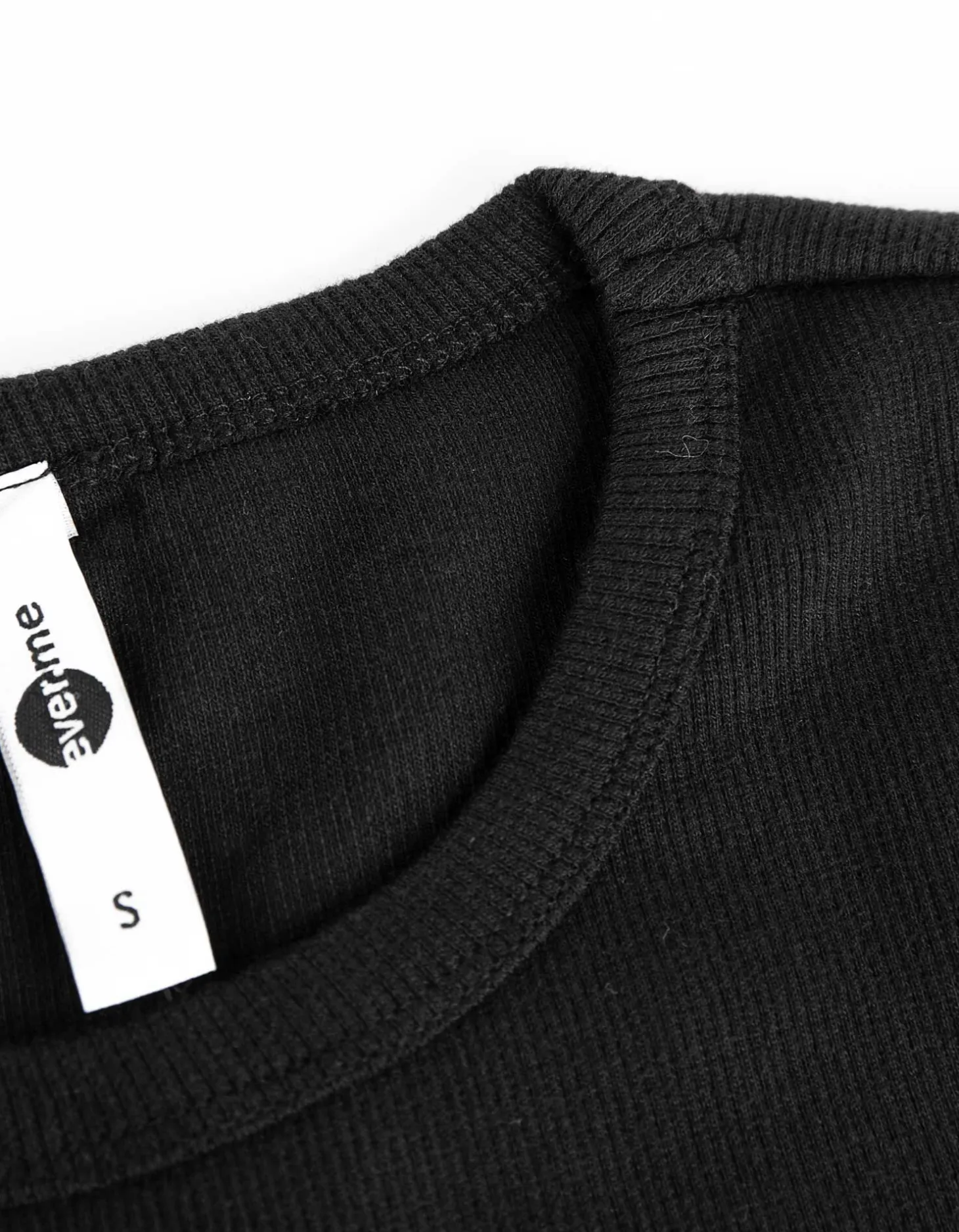 T-shirt - Effen - zwart