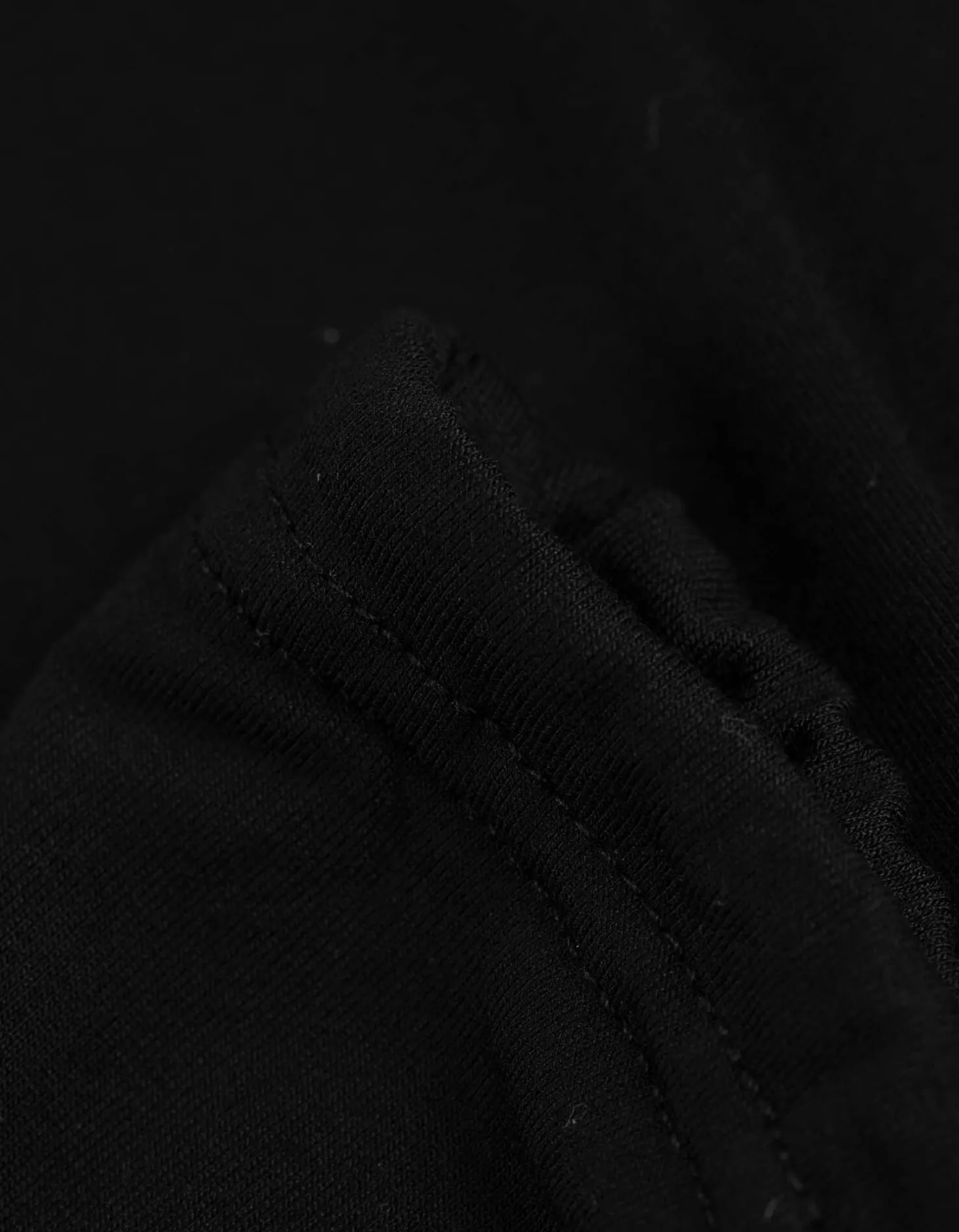 T-shirt - Effen - zwart
