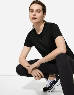 T-shirt - Effen - zwart