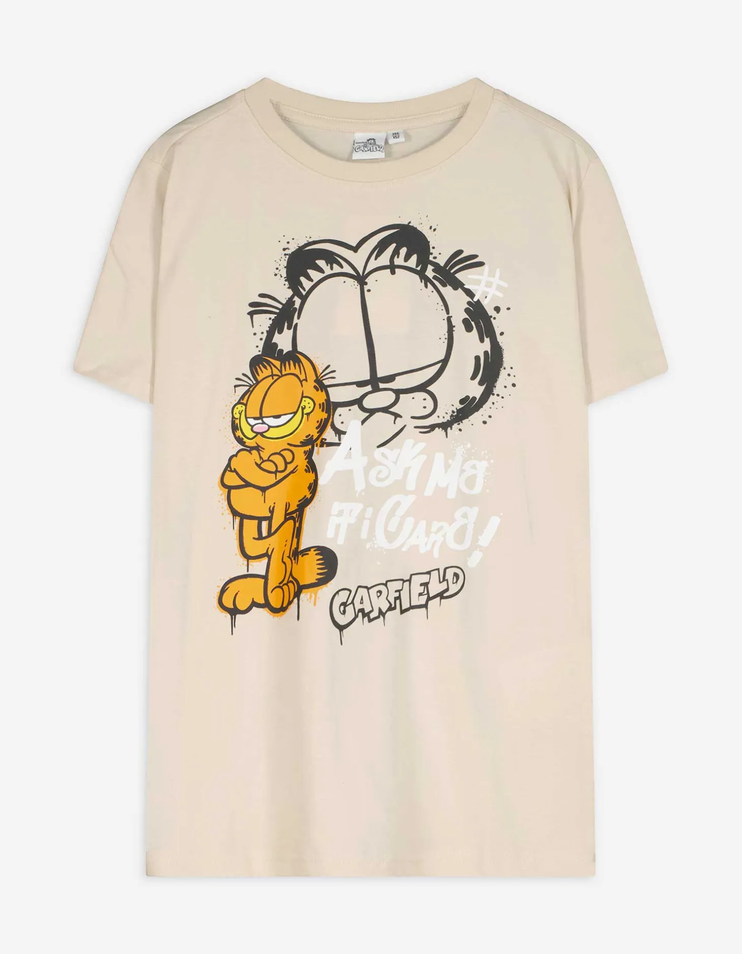 T-shirt - Garfield - lichtgrijs