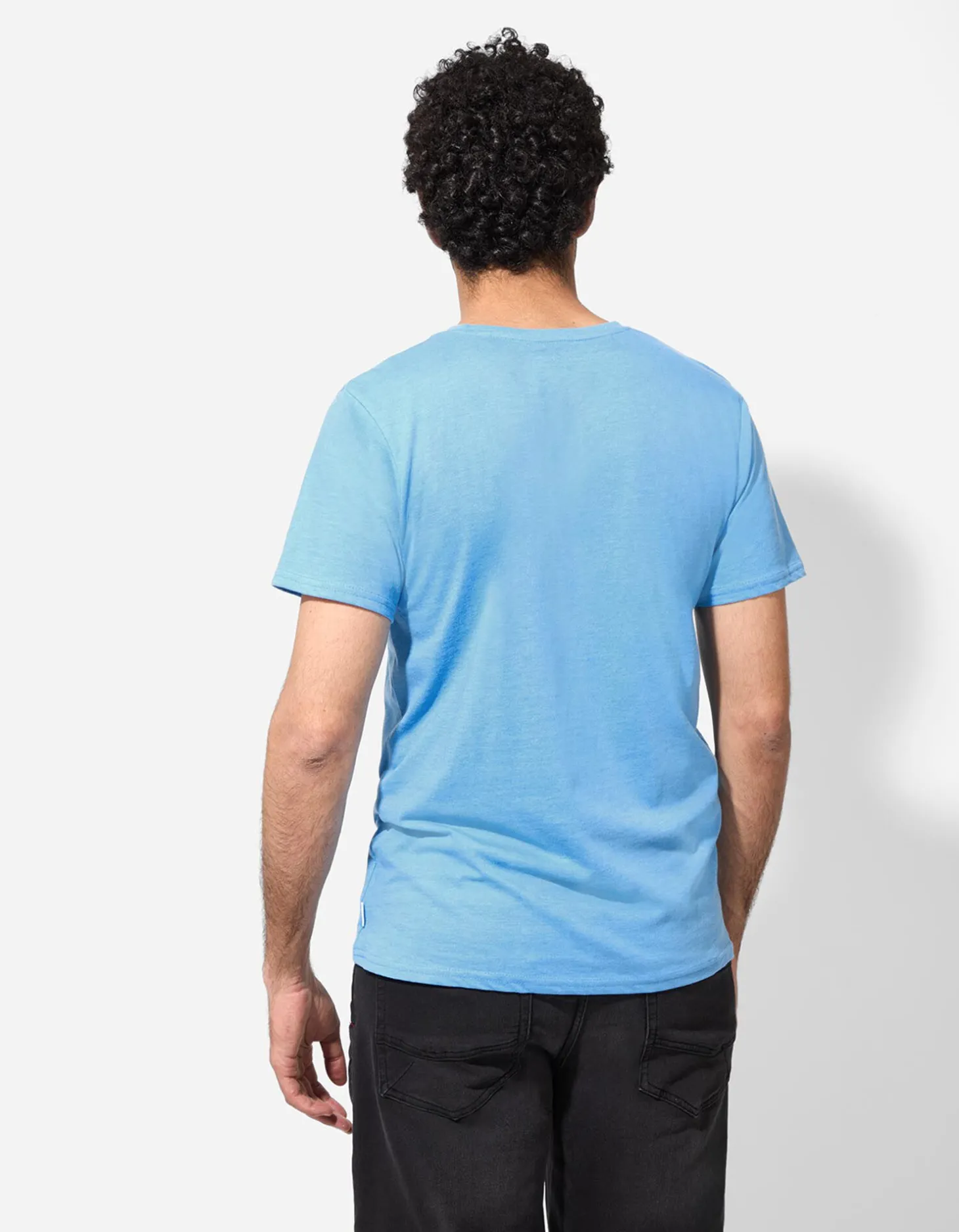 T-shirt - Gemêleerd - blauw