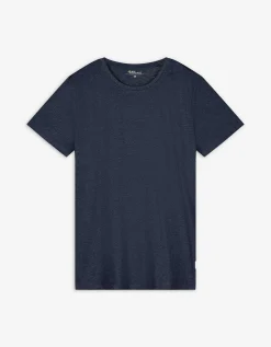 T-shirt - Gemêleerd - donkerblauw