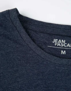 T-shirt - Gemêleerd - donkerblauw