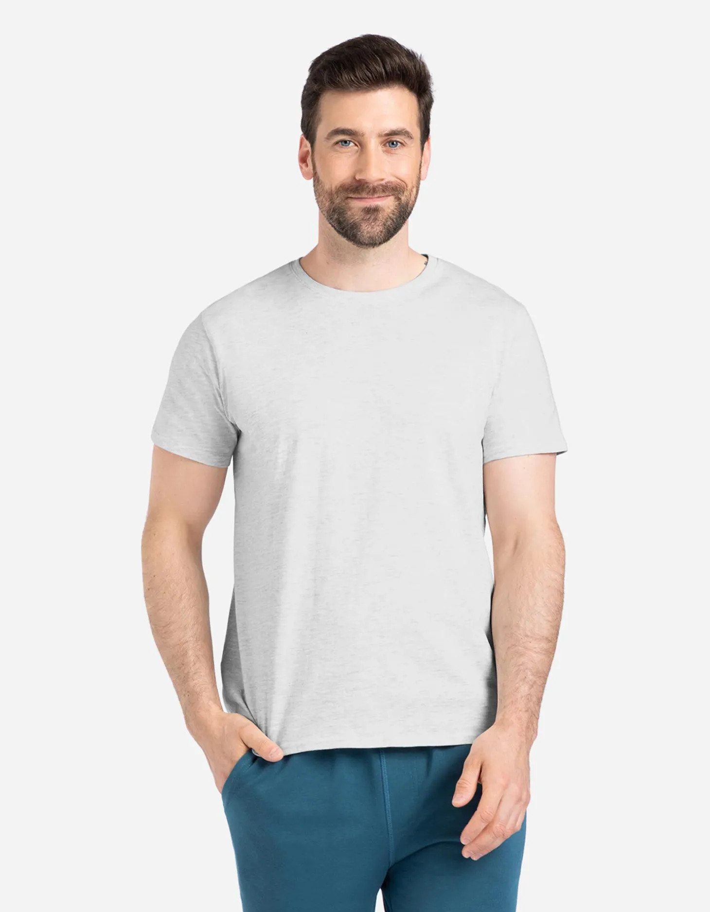 T-shirt - Gemêleerd - wit
