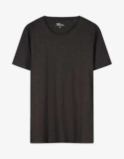 T-shirt - Gemêleerd - zwart