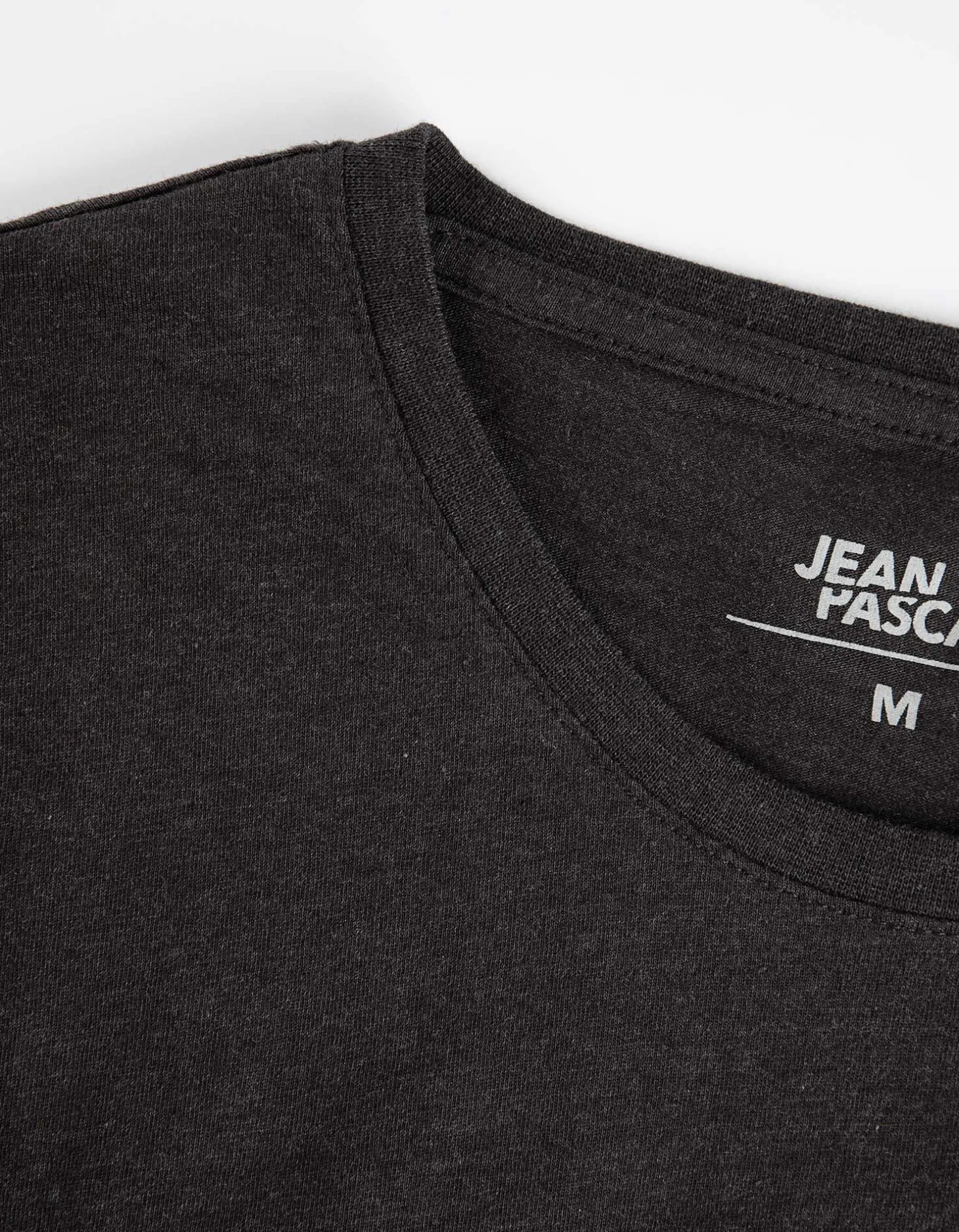 T-shirt - Gemêleerd - zwart
