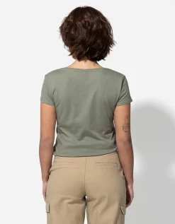 T-shirt - Glitterprint - lichtgroen