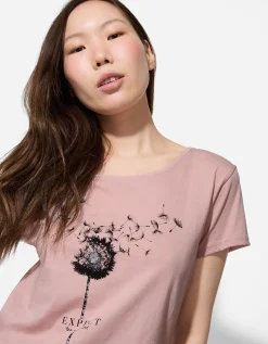 T-shirt - Glitterprint - lila