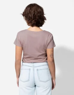 T-shirt - Glitterprint - lila