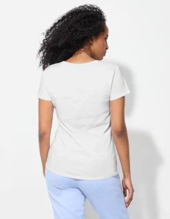 T-shirt - Glitterprint - wit