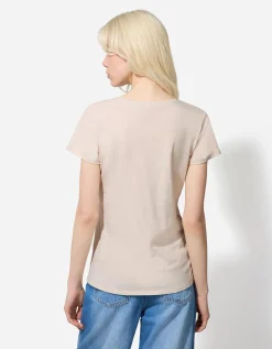 T-shirt - Glitterprint - wit