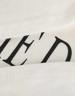 T-shirt - Glitterprint - wit