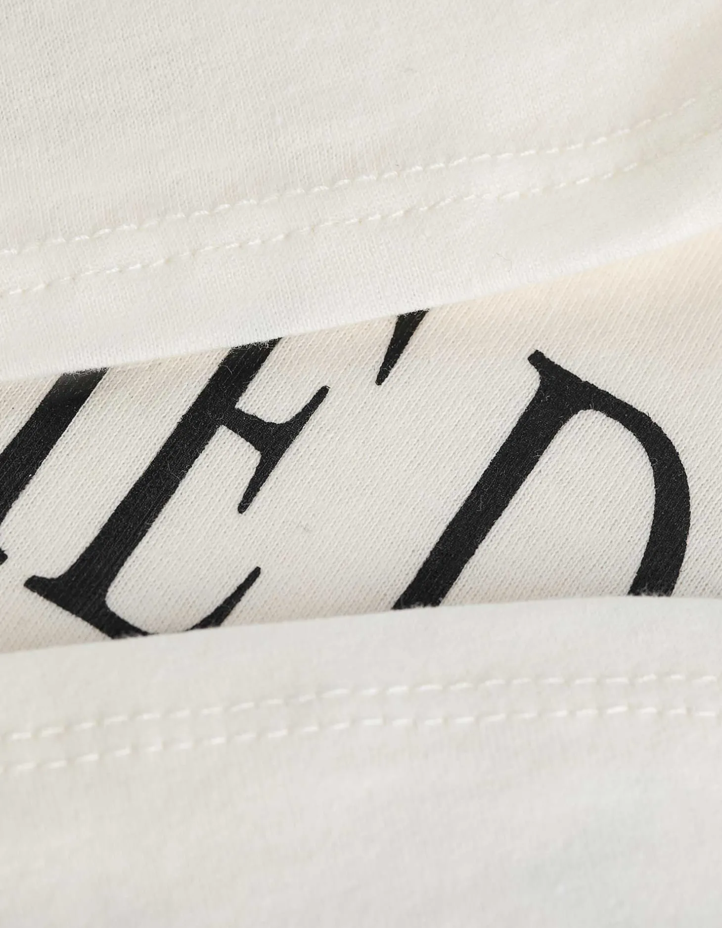 T-shirt - Glitterprint - wit
