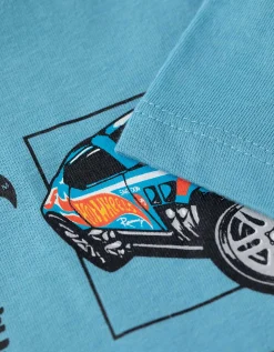 T-shirt - Hot Wheels - lichtblauw