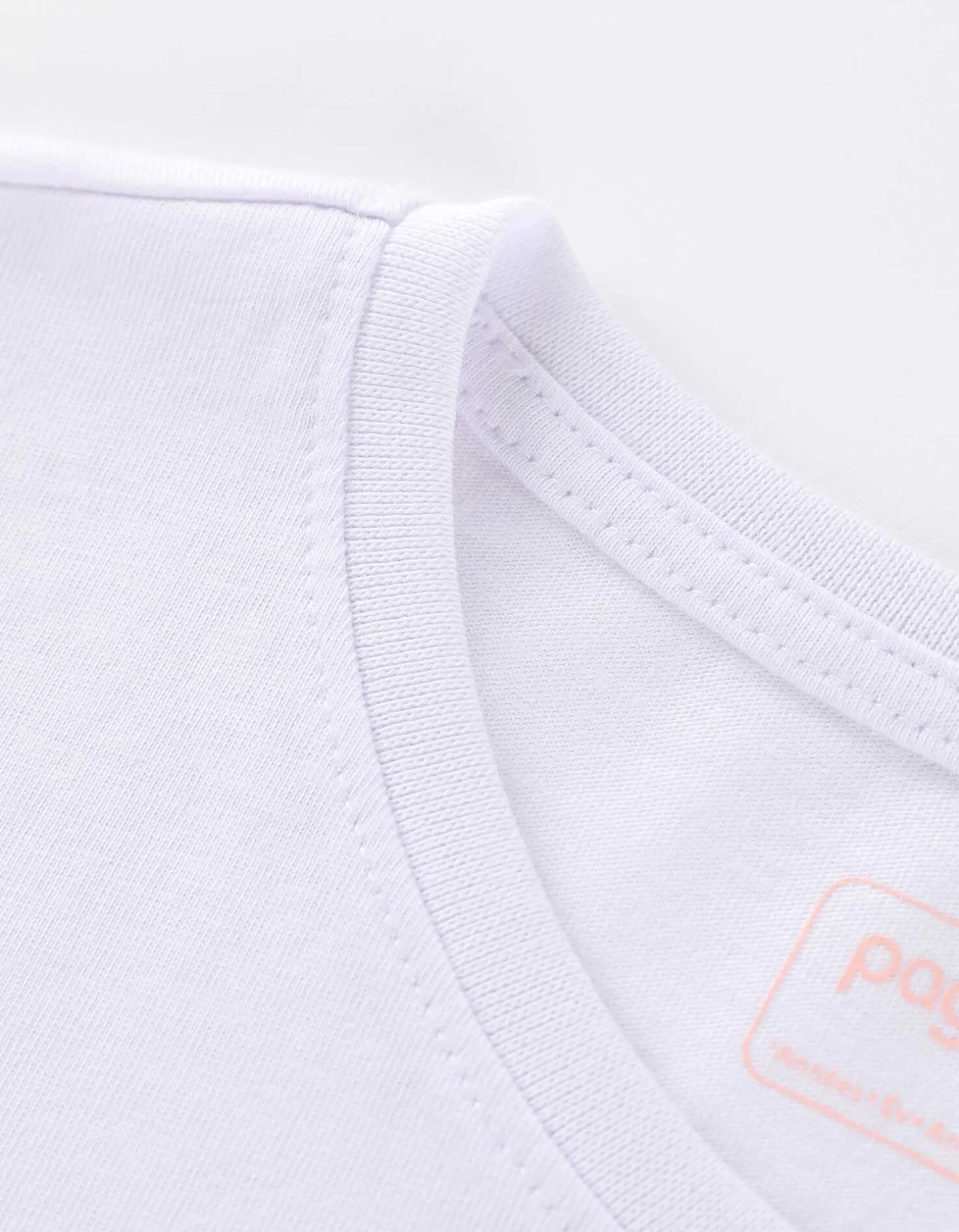 T-shirt - Katoen - wit